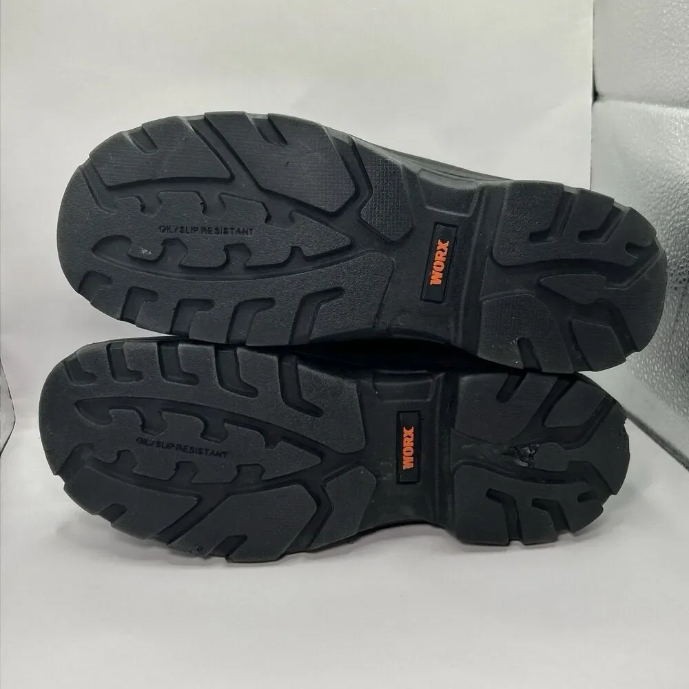 WORX by Red Wing 5266 Men’s Black Work Boots Size 6.5M EH ASTM Safety Toe